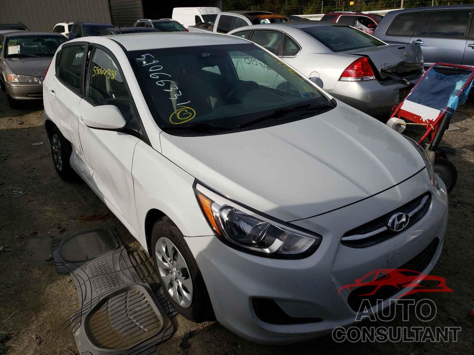 HYUNDAI ACCENT 2017 - KMHCT5AE6HU356707