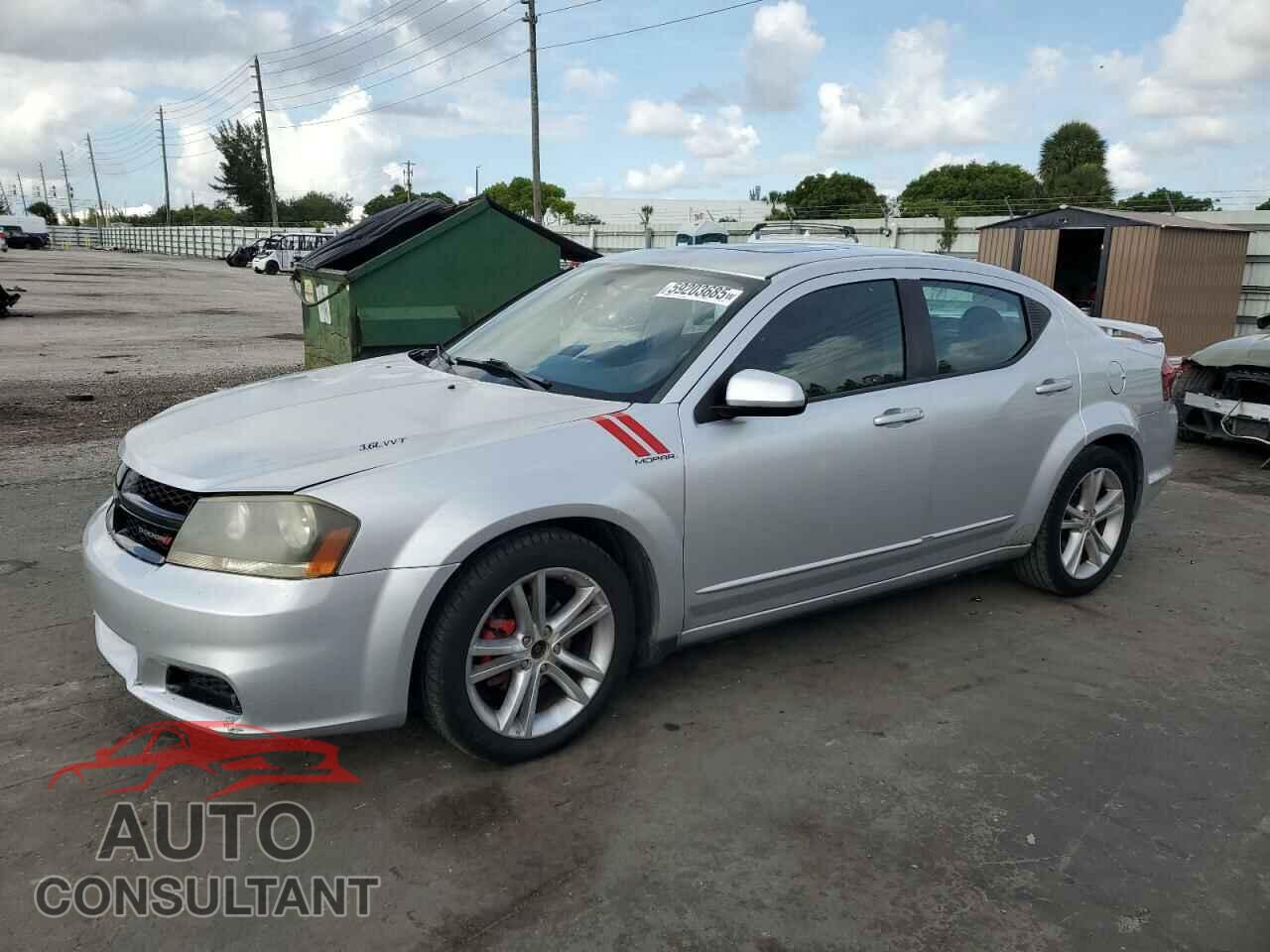 DODGE AVENGER 2012 - 1C3CDZEG0CN276475