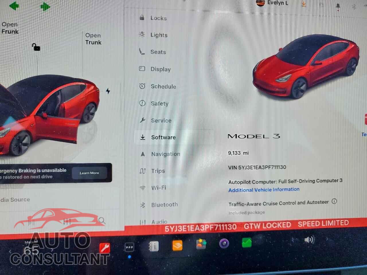 TESLA MODEL 3 2023 - 5YJ3E1EA3PF711130