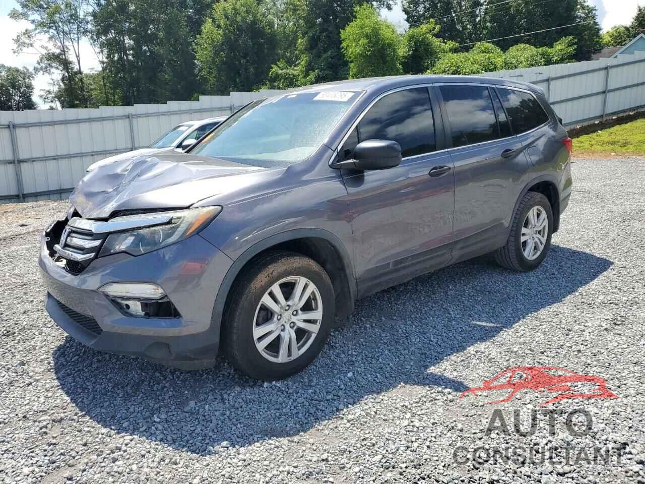 HONDA PILOT 2017 - 5FNYF6H11HB103913