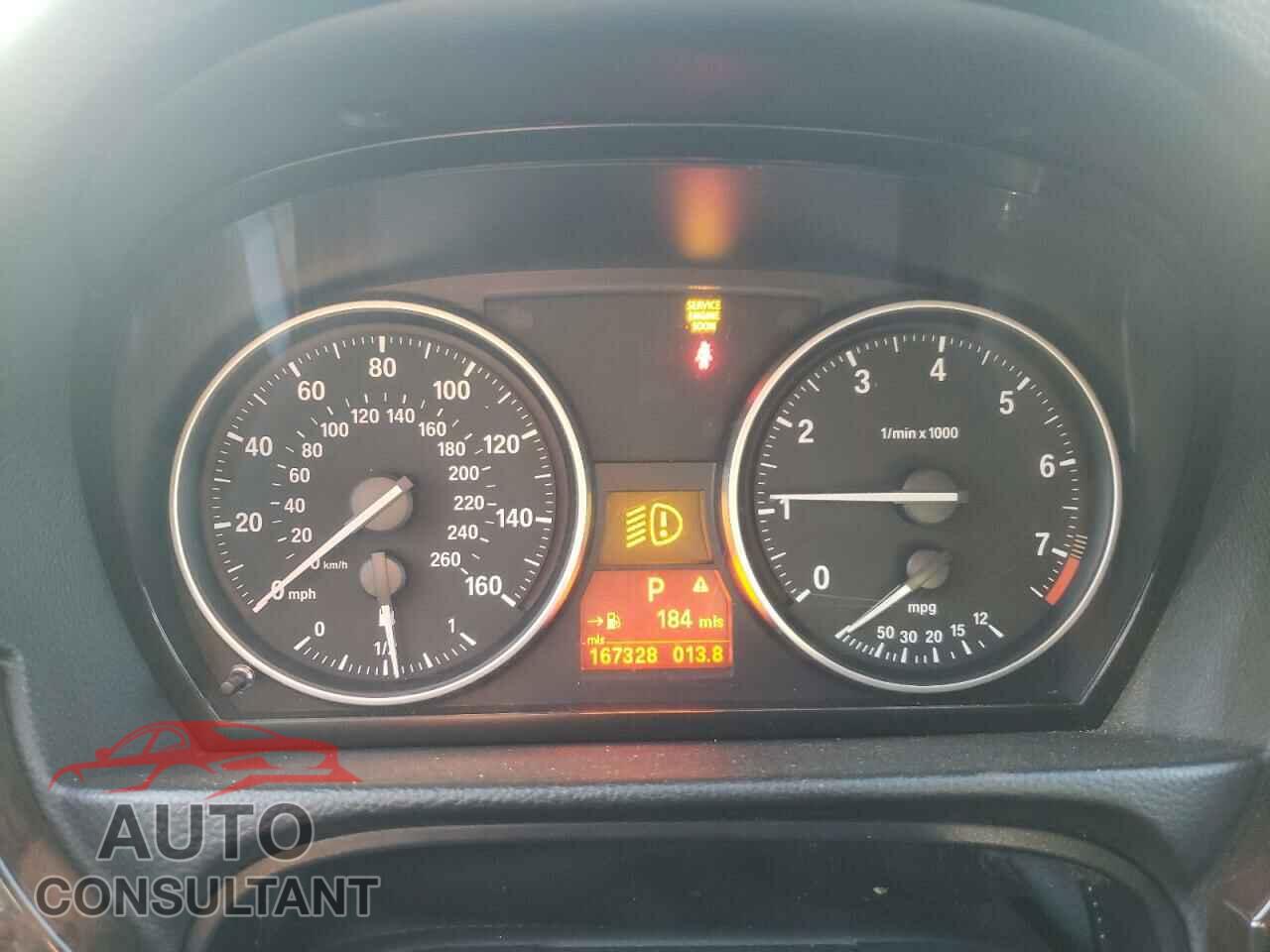 BMW 3 SERIES 2011 - WBAPH5C58BA441154