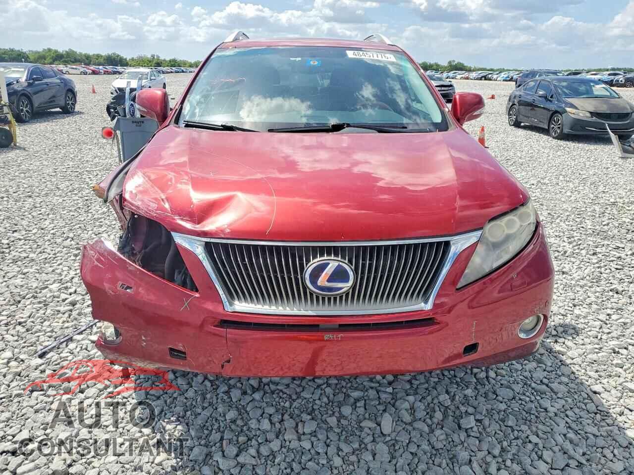 LEXUS RX450 2012 - JTJBC1BA2C2433188