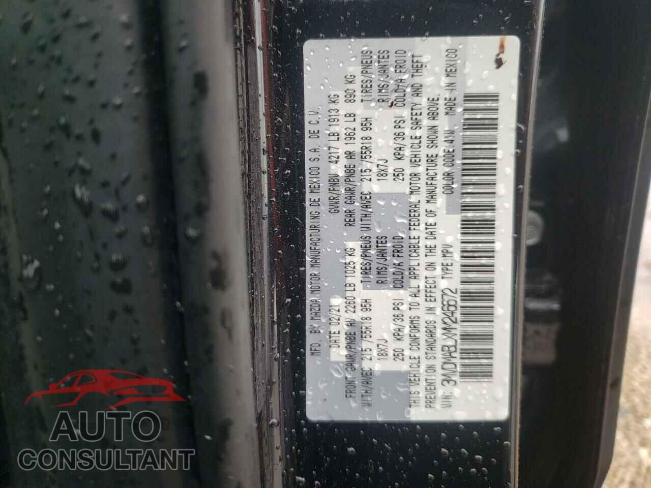 MAZDA CX30 2021 - 3MVDMABLXMM246672