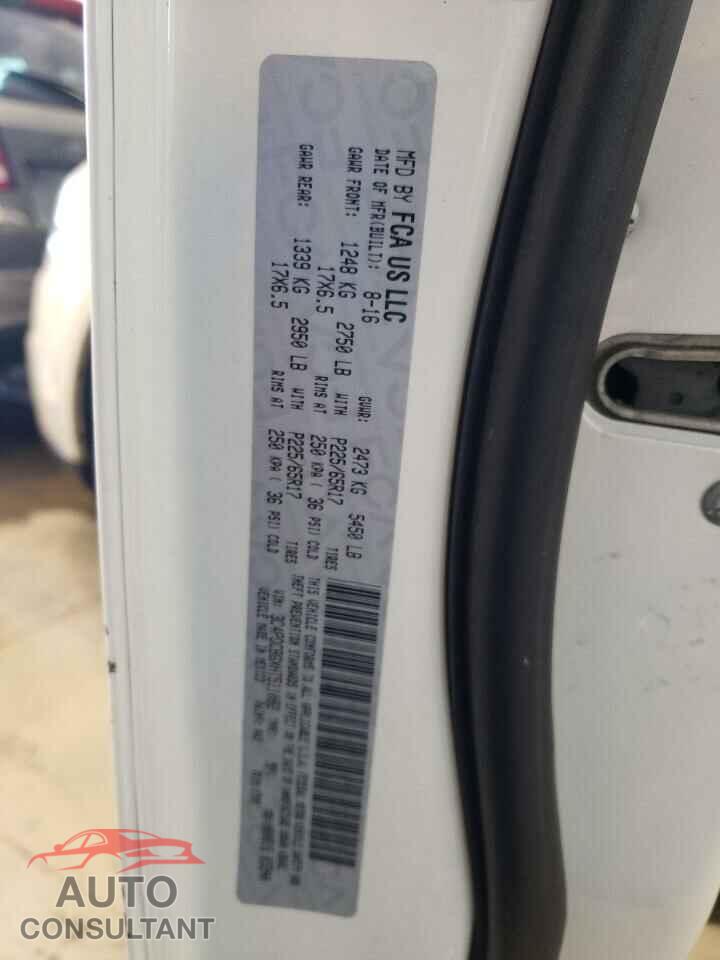 DODGE JOURNEY 2017 - 3C4PDCBGXHT511082