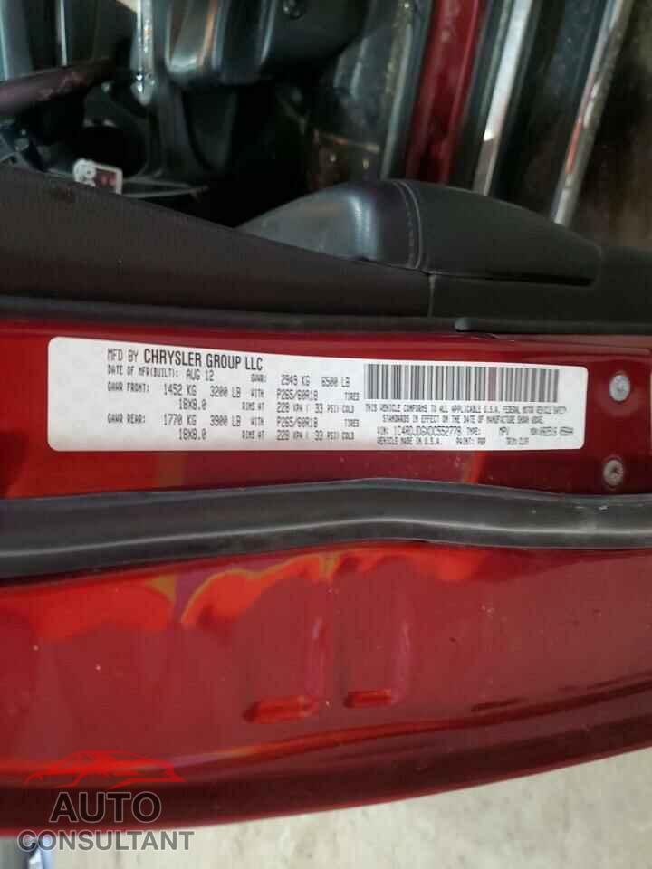 DODGE DURANGO 2013 - 1C4RDJDGXDC552778