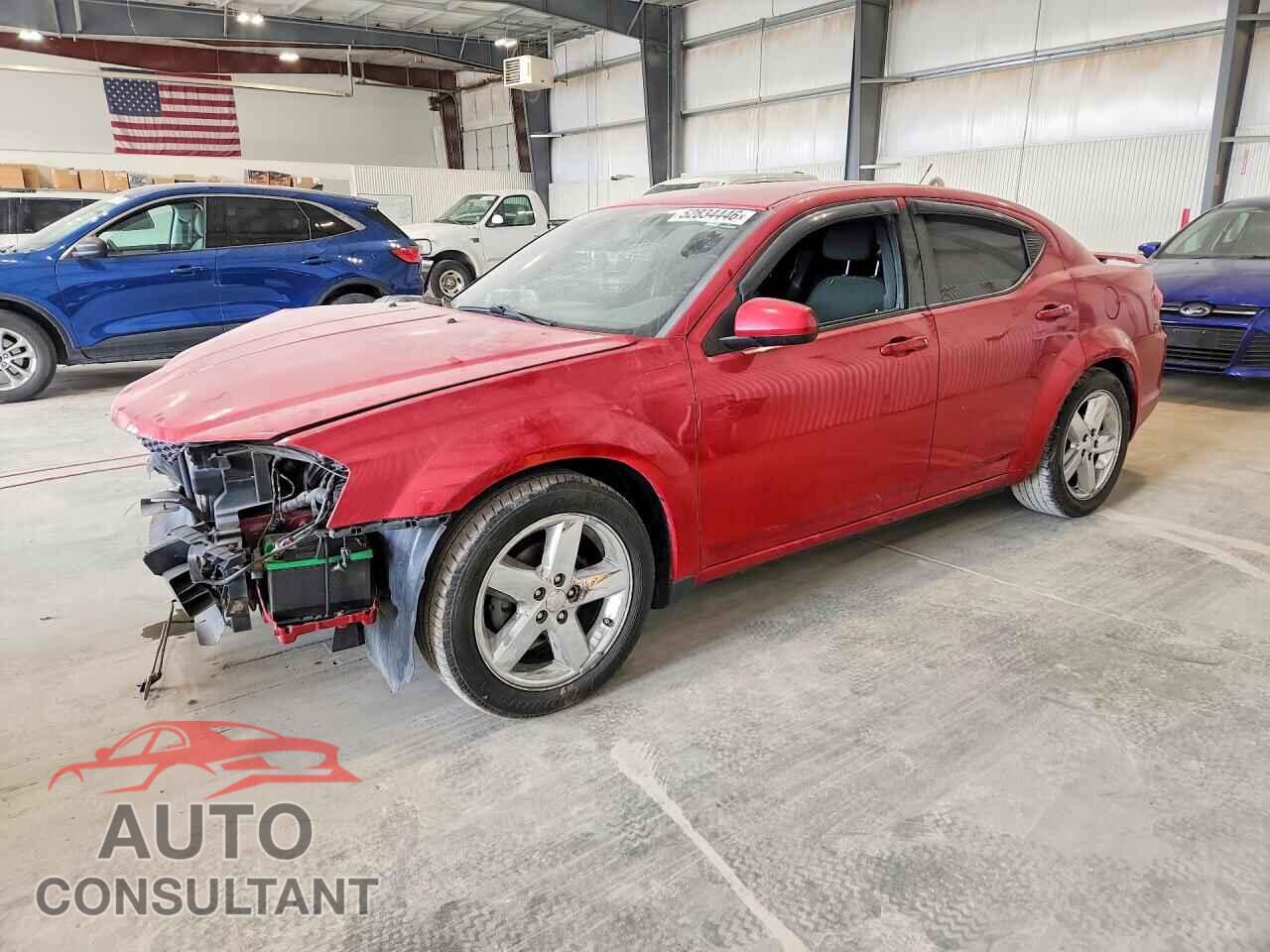 DODGE AVENGER 2012 - 1C3CDZCB7CN312301