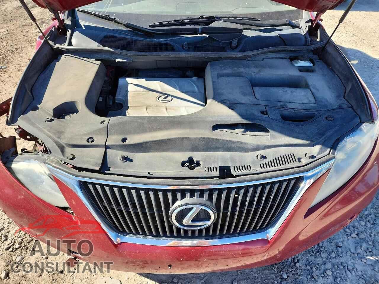 LEXUS RX350 2011 - 2T2BK1BA4BC116661
