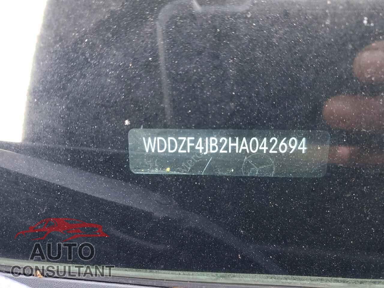 MERCEDES-BENZ E-CLASS 2017 - WDDZF4JB2HA042694