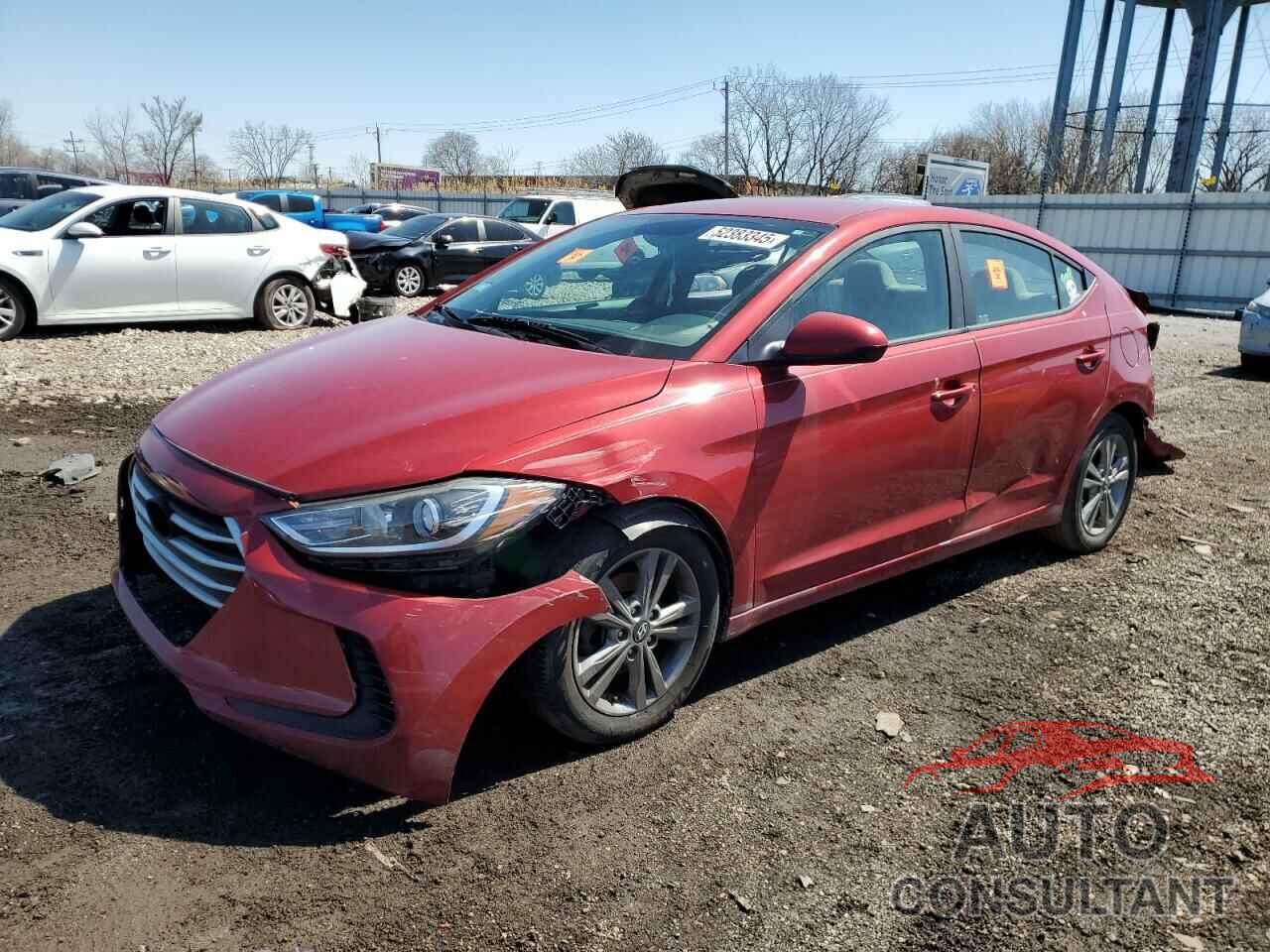 HYUNDAI ELANTRA 2017 - KMHD84LF0HU166231