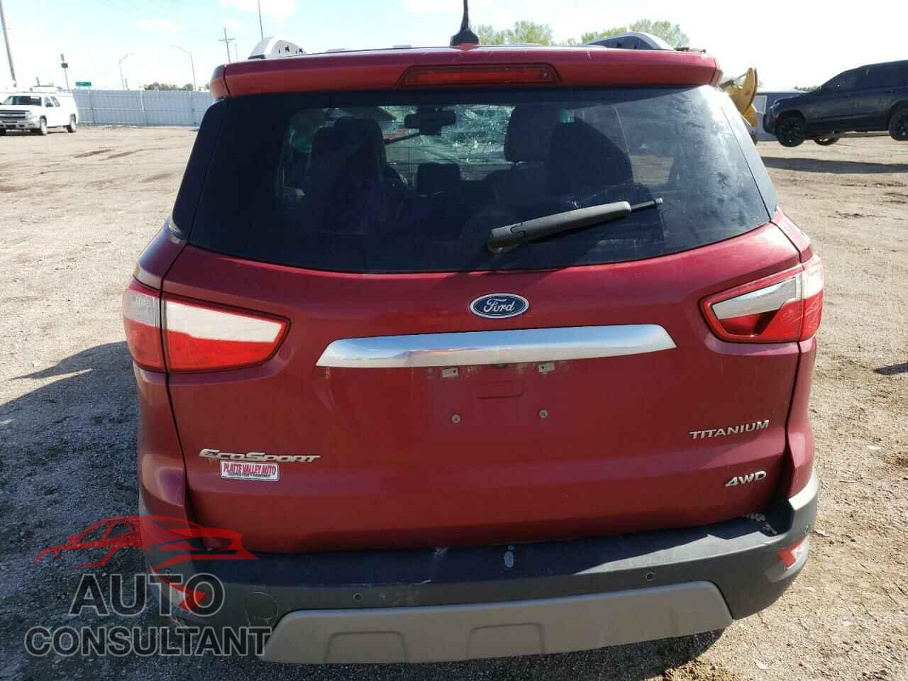 FORD ECOSPORT 2019 - MAJ6S3KLXKC286301