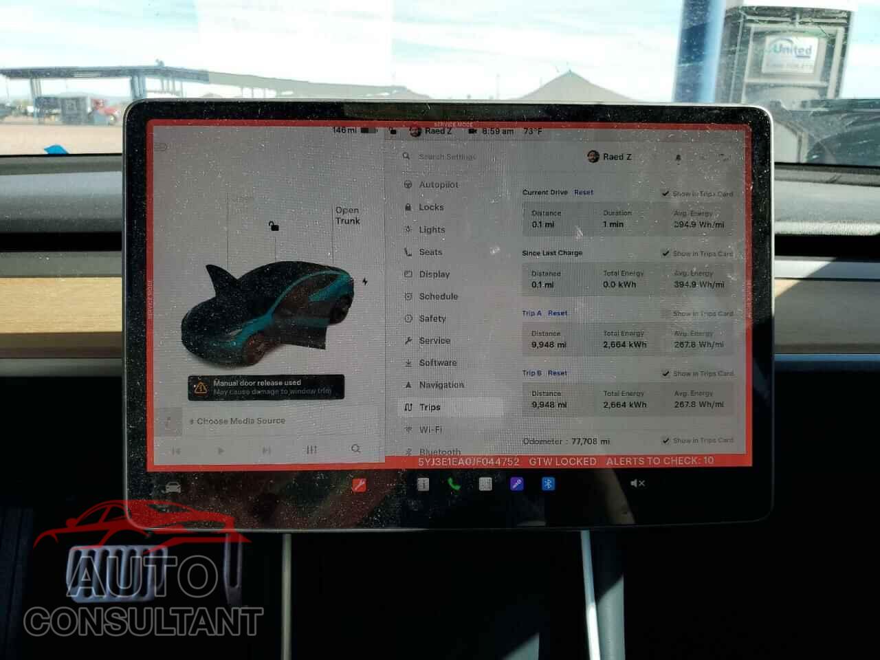 TESLA MODEL 3 2018 - 5YJ3E1EA0JF044752