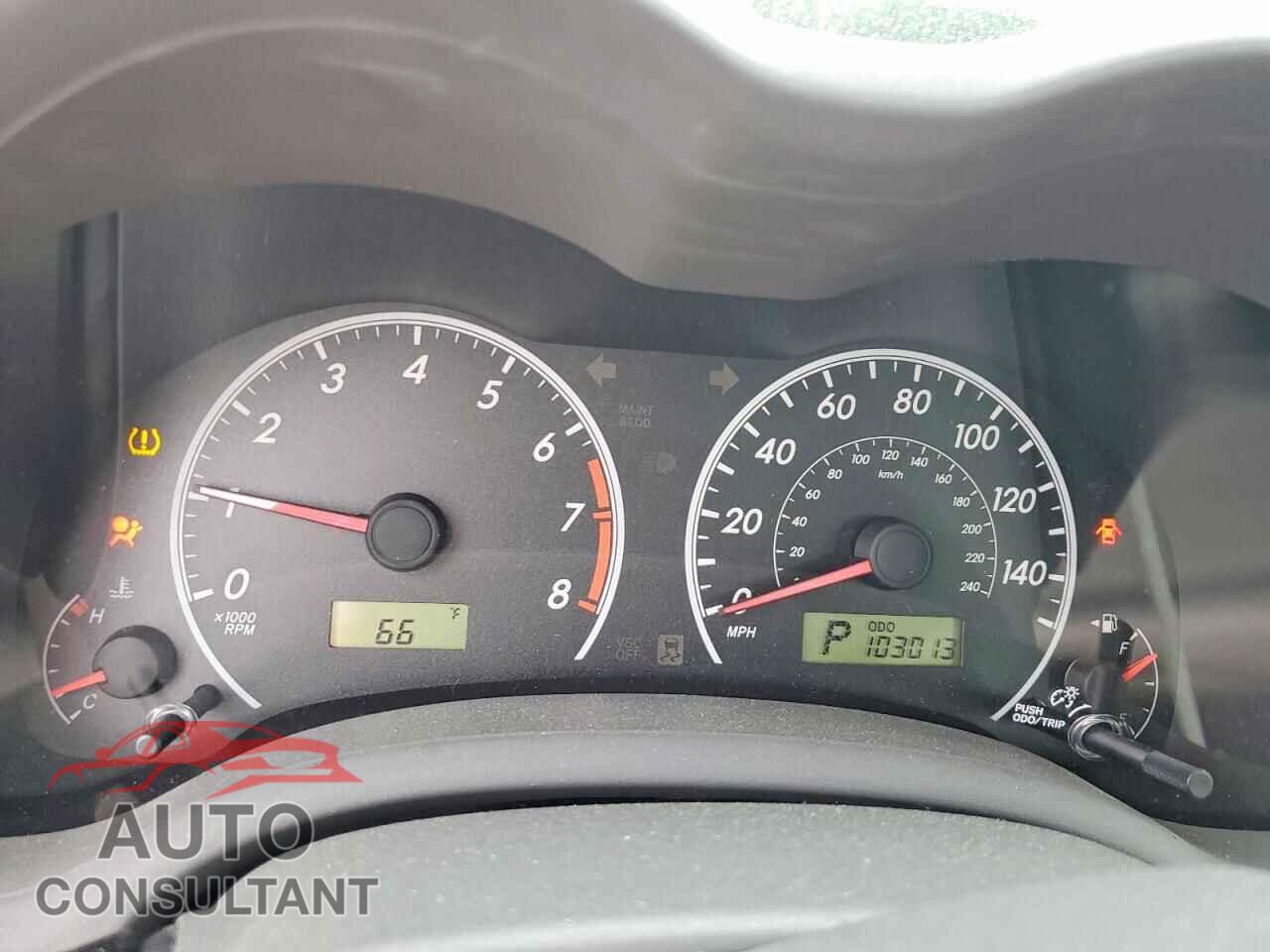 TOYOTA COROLLA 2010 - 2T1BU4EE5AC435404