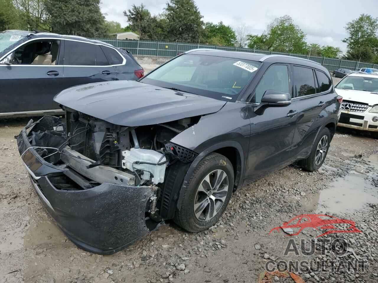 TOYOTA HIGHLANDER 2020 - 5TDGZRAH5LS507622