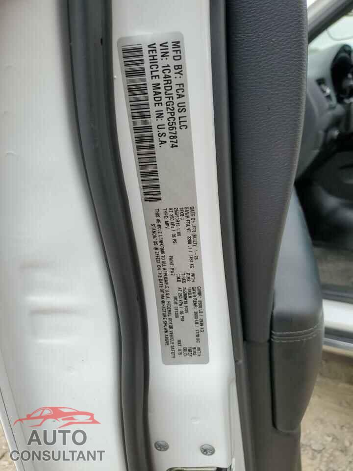 DODGE DURANGO 2023 - 1C4RDJFG2PC567874
