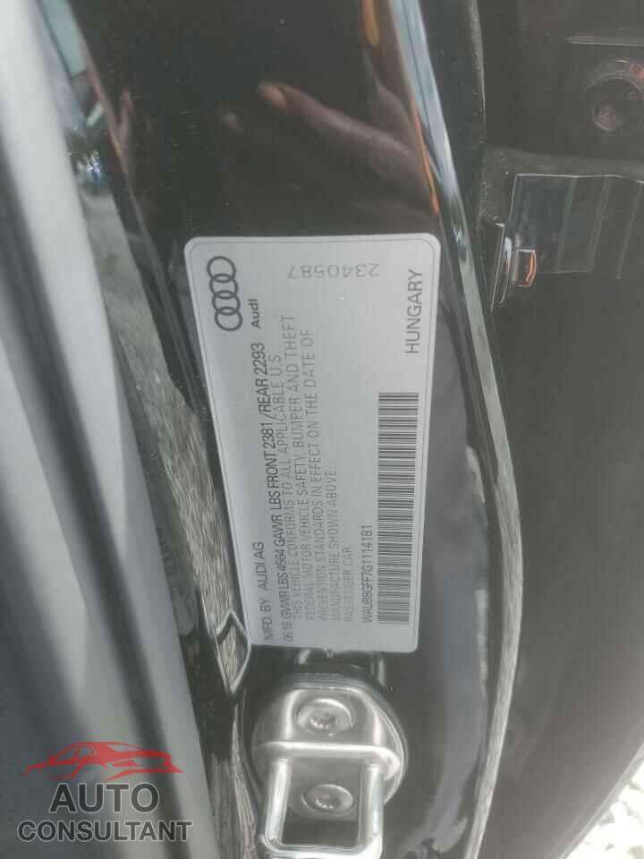 AUDI A3 2016 - WAUB8GFF7G1114181