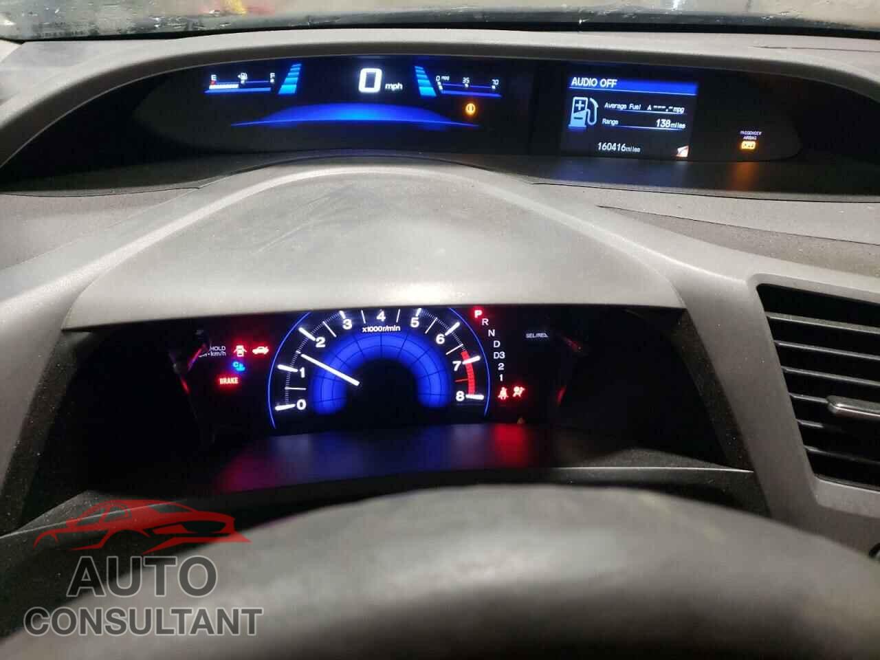 HONDA CIVIC 2012 - 19XFB2F55CE360380