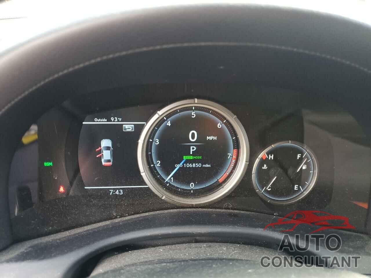 LEXUS GS350 2016 - JTHBZ1BL2GA000483