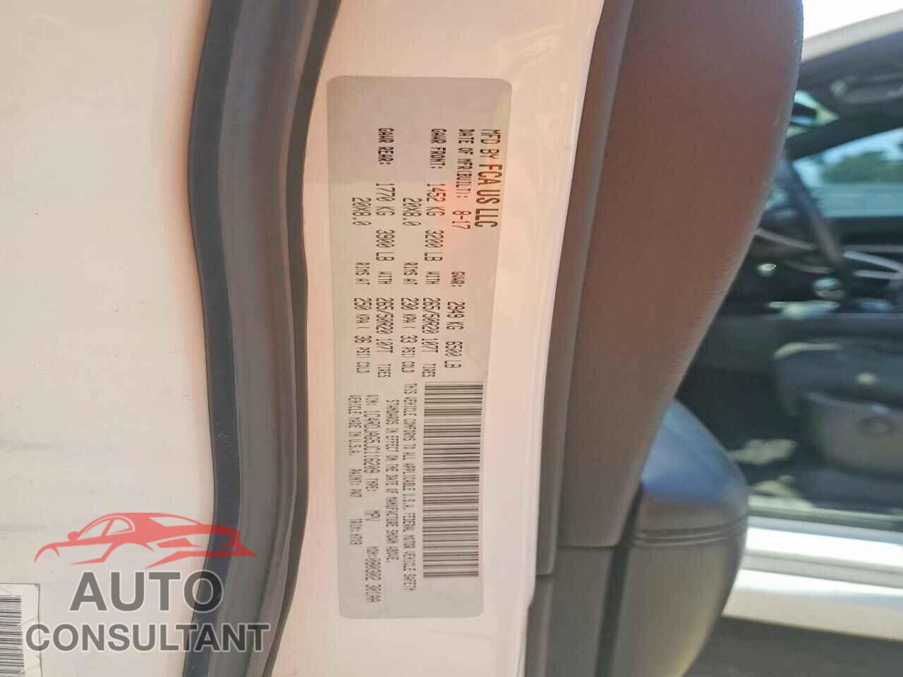 DODGE DURANGO 2018 - 1C4RDJAG5JC116209