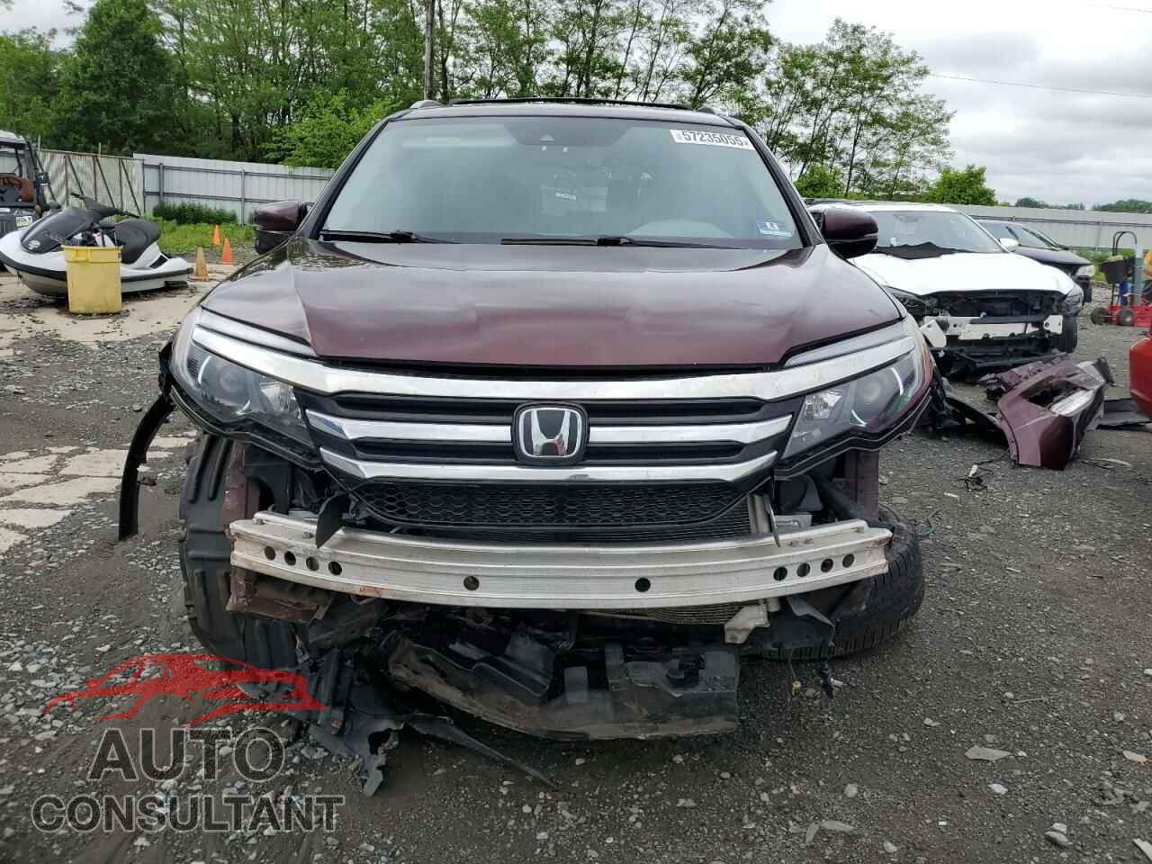 HONDA PILOT 2017 - 5FNYF6H90HB030457