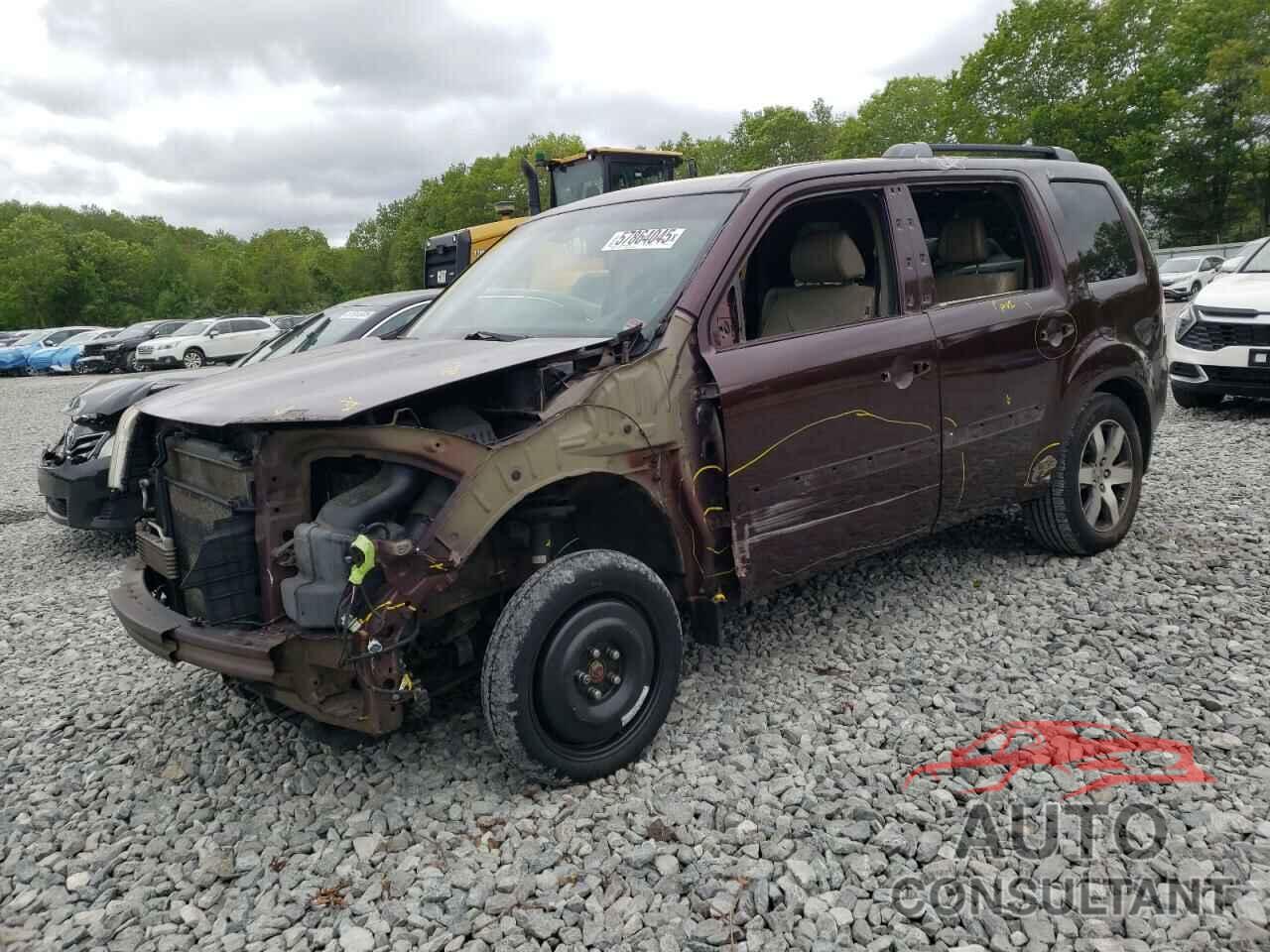 HONDA PILOT 2012 - 5FNYF4H93CB050375