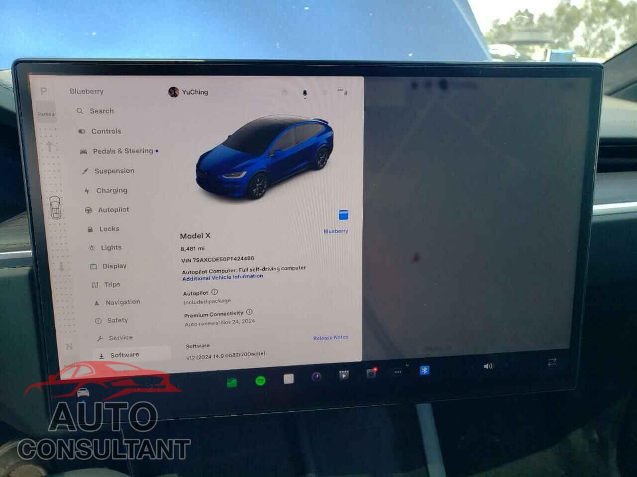 TESLA MODEL X 2023 - 7SAXCDE50PF424486