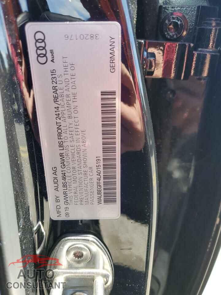 AUDI A3 2020 - WAUBEGFF4LA015191