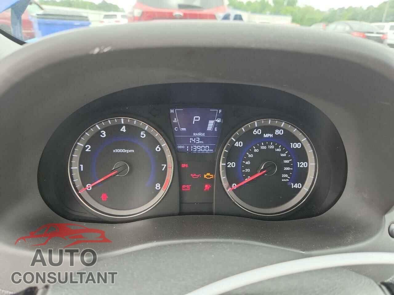 HYUNDAI ACCENT 2012 - KMHCU4AE9CU167663