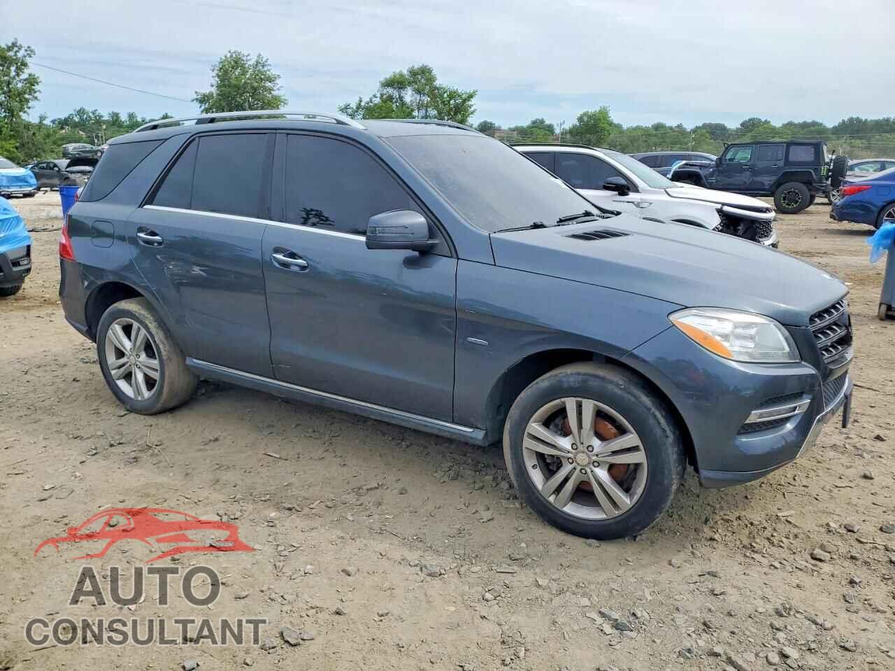 MERCEDES-BENZ M-CLASS 2012 - 4JGDA2EBXCA025650