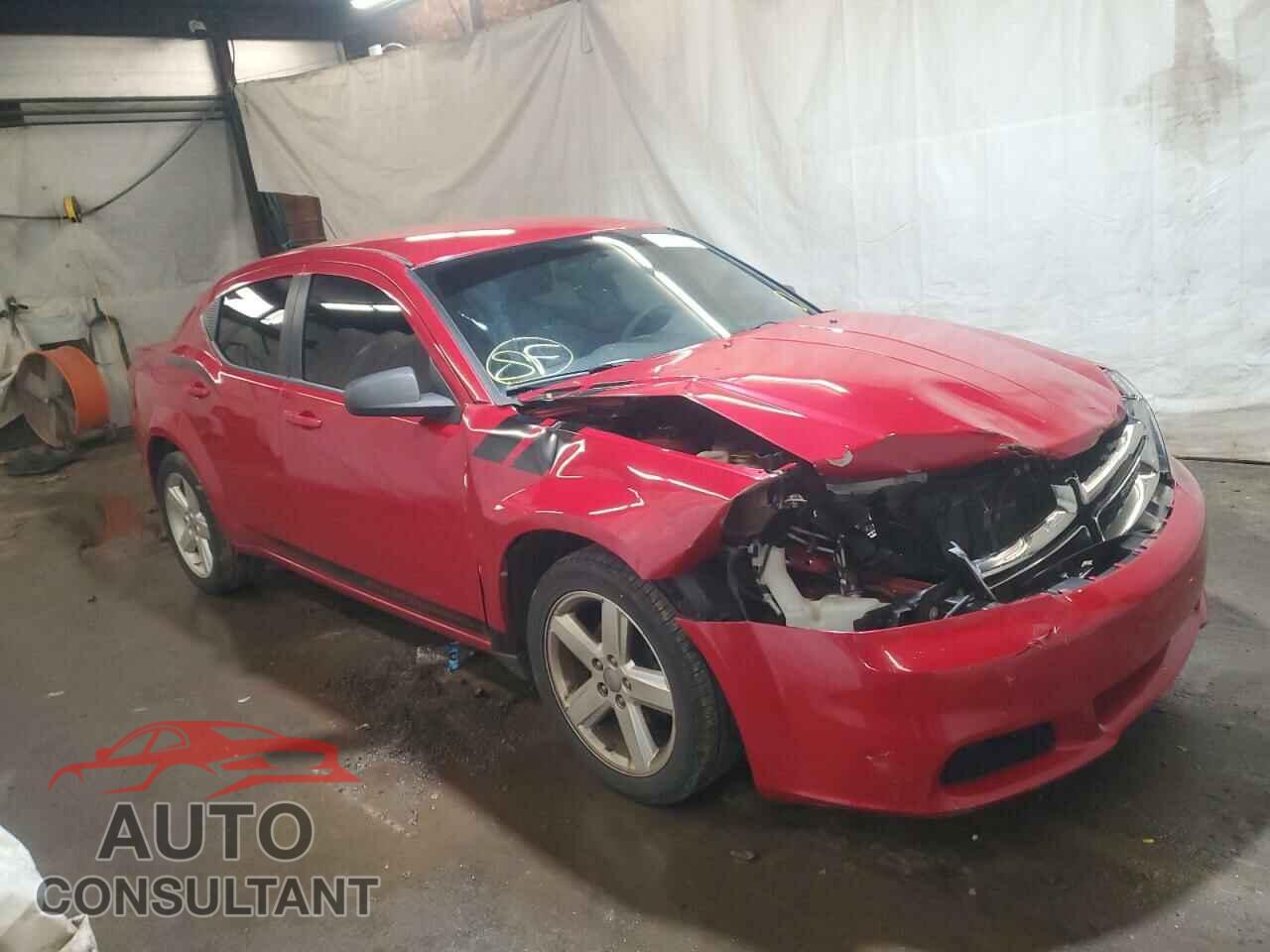 DODGE AVENGER 2013 - 1C3CDZAB0DN607485