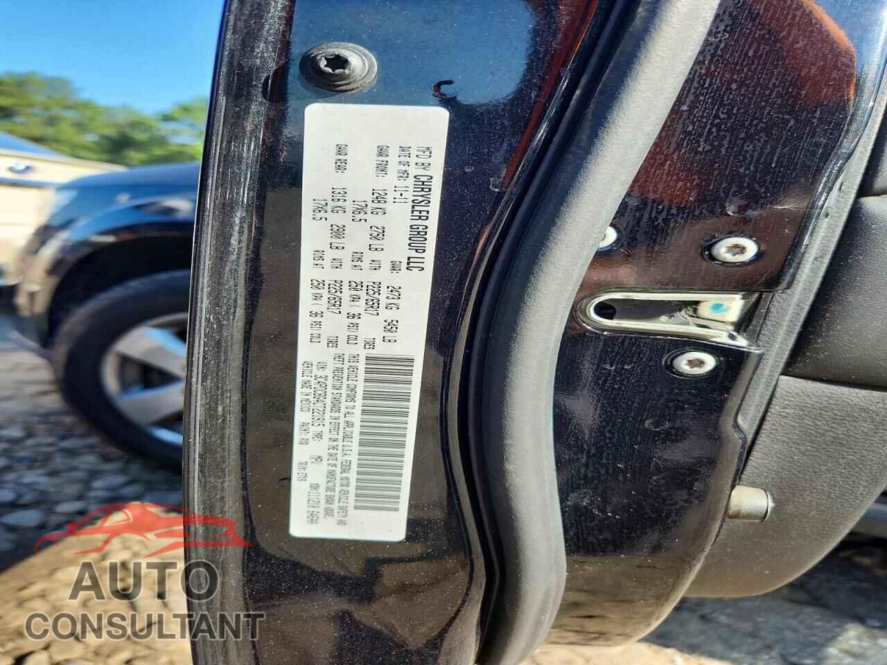 DODGE JOURNEY 2012 - 3C4PDCBG4CT221915