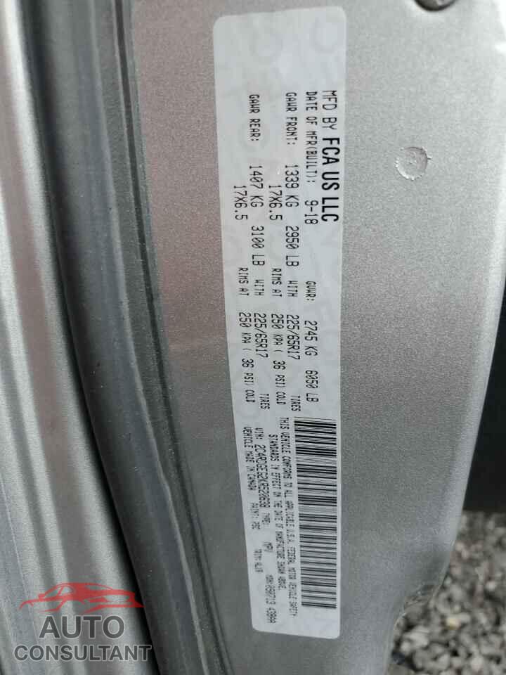 DODGE CARAVAN 2019 - 2C4RDGEG2KR520638