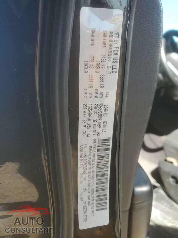 DODGE DURANGO 2017 - 1C4RDJAG3HC937416