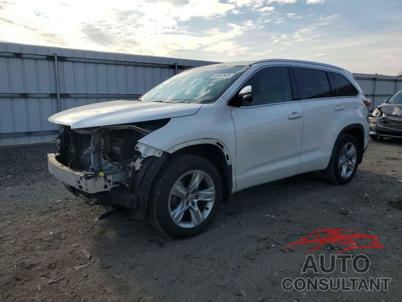 TOYOTA HIGHLANDER 2015 - 5TDDKRFH7FS118016