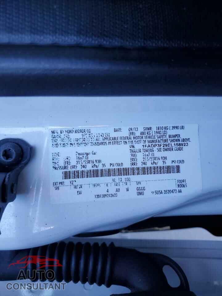 FORD FOCUS 2014 - 1FADP3F29EL158923