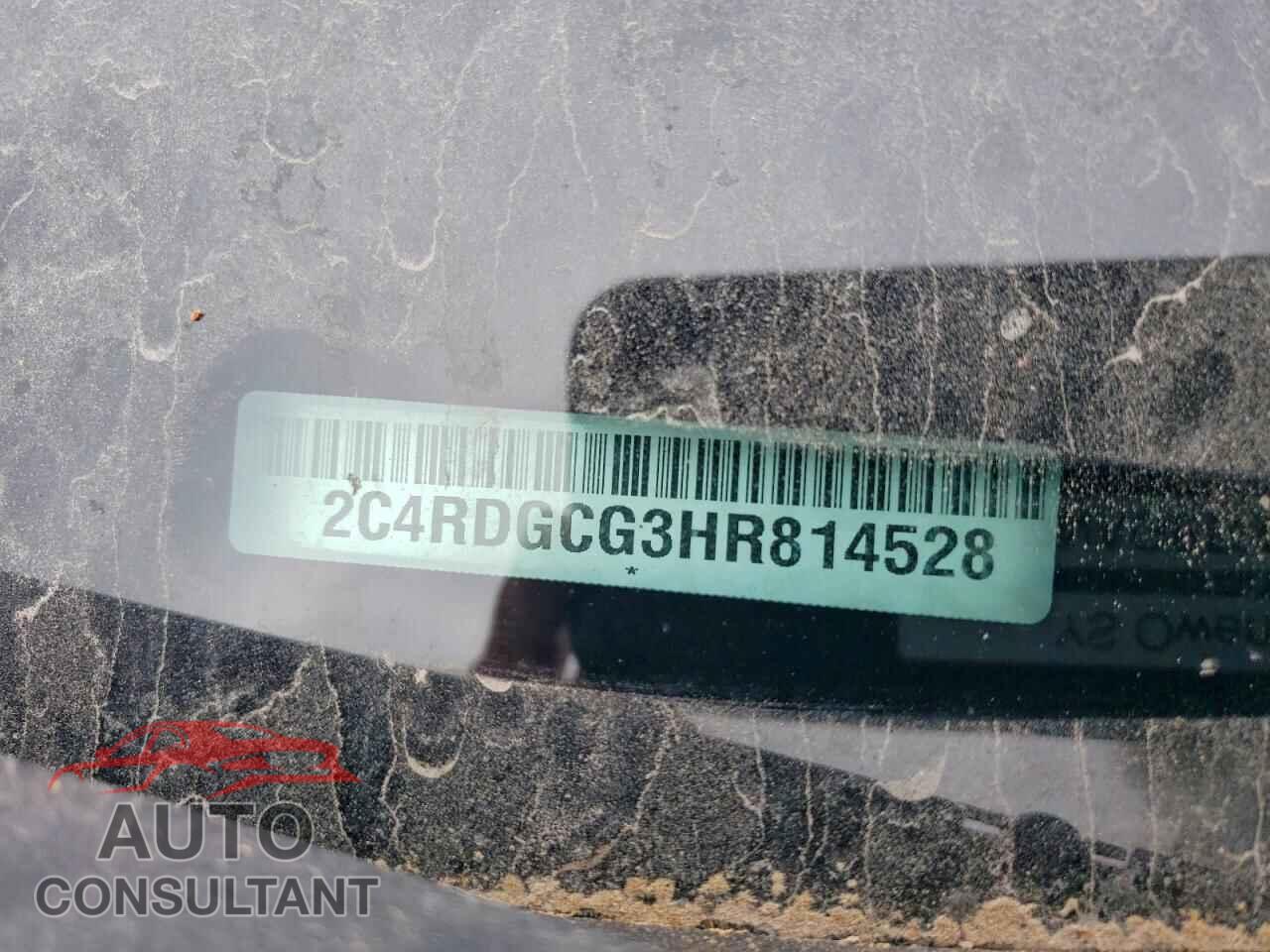 DODGE CARAVAN 2017 - 2C4RDGCG3HR814528
