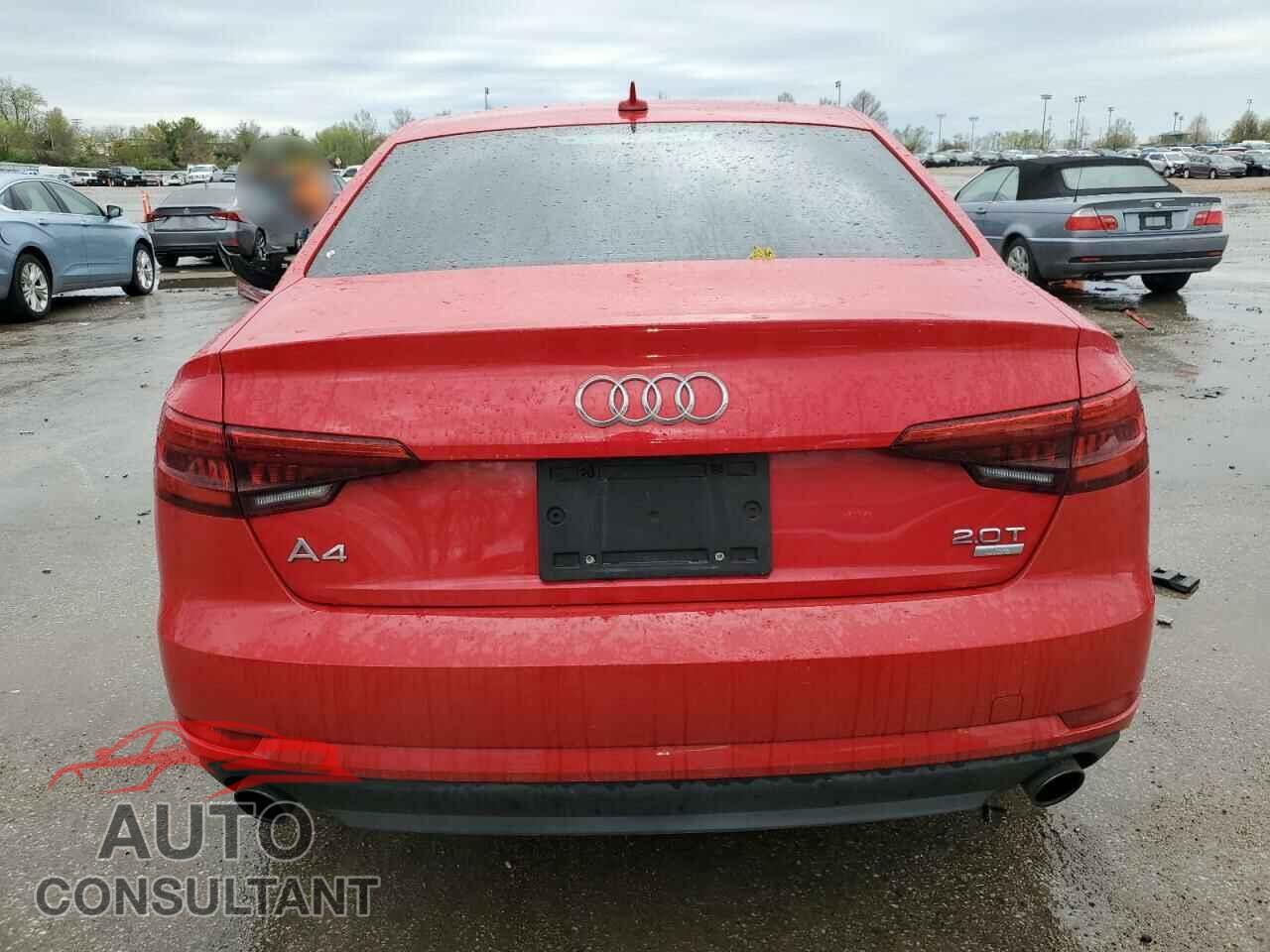 AUDI A4 2017 - WAUGMAF48HN070800