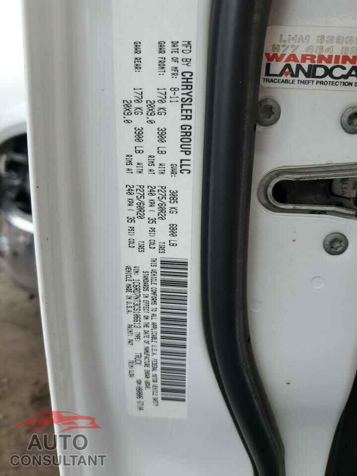 DODGE RAM 1500 2012 - 1C6RD7NT3CS106613