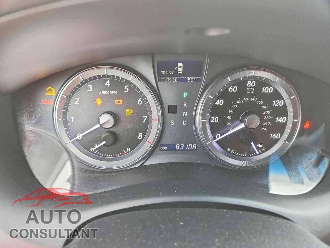 LEXUS ES350 2012 - JTHBK1EG1C2477994