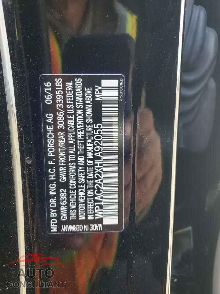 PORSCHE CAYENNE 2017 - WP1AC2A2XHLA92055
