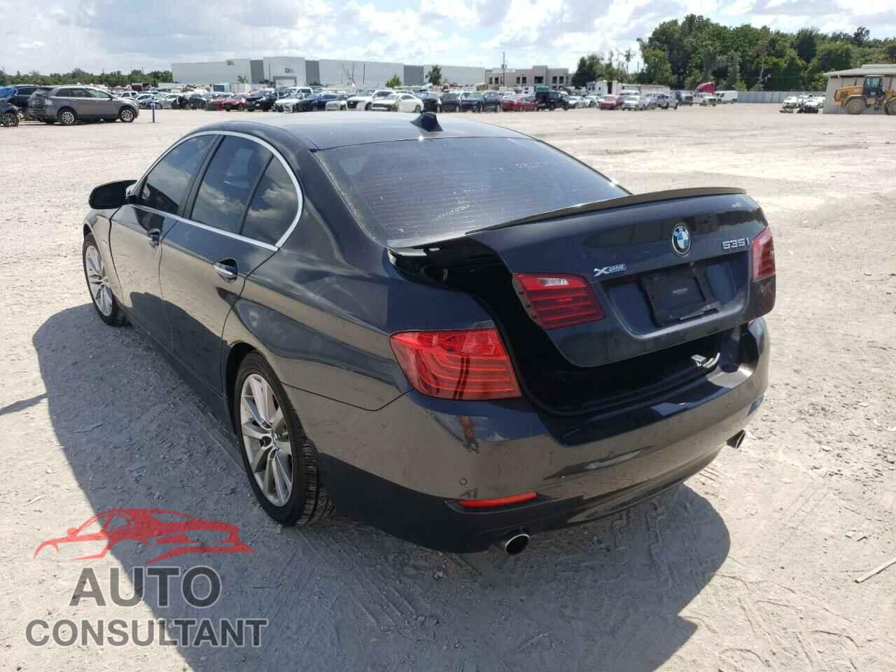 BMW 5 SERIES 2016 - WBA5B3C58GG258080