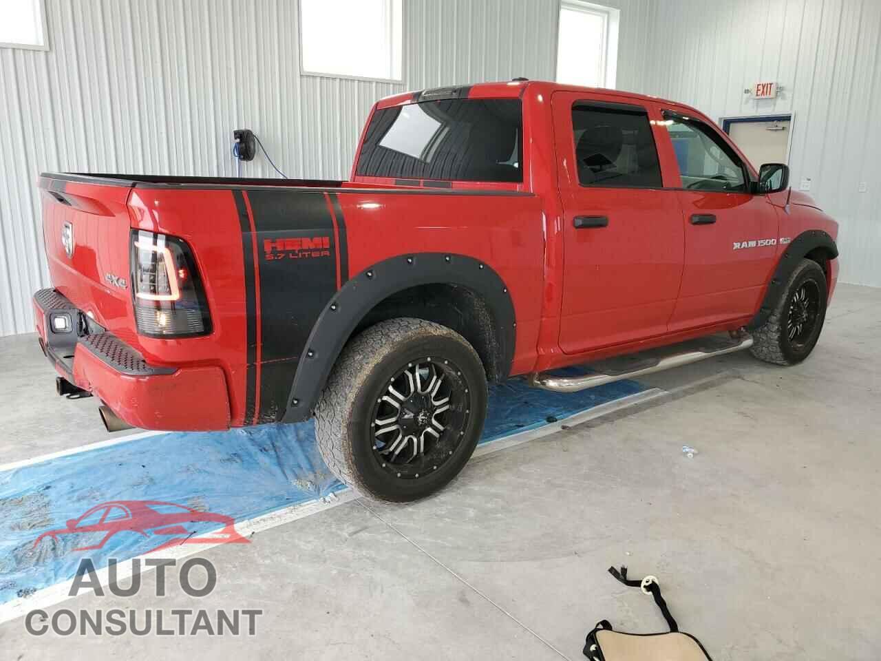 DODGE RAM 1500 2012 - 1C6RD7KT5CS234372