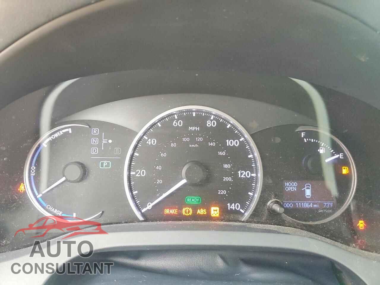 LEXUS CT 200 2012 - JTHKD5BH1C2089632
