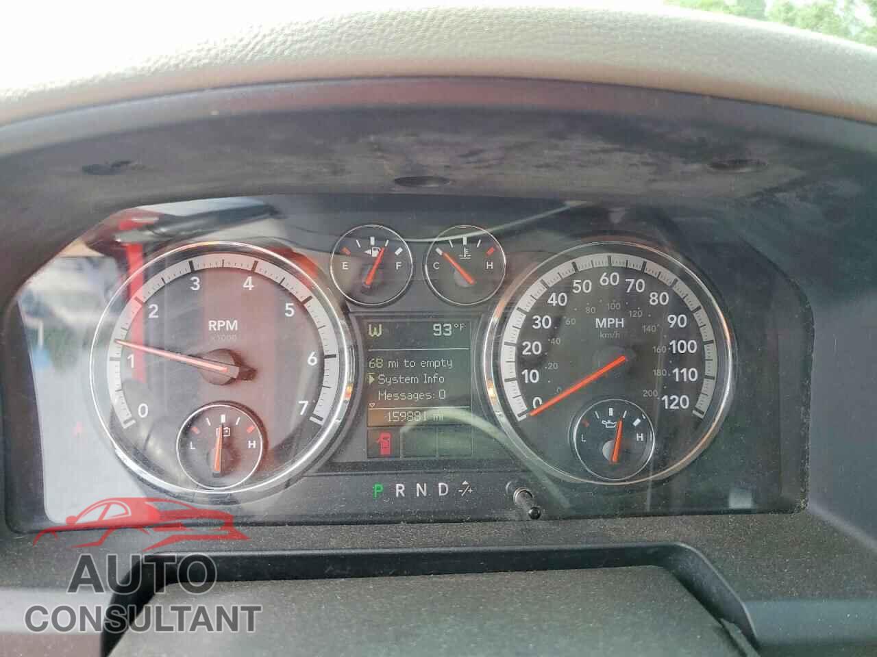 DODGE RAM 1500 2009 - 1D3HV13T99J531468