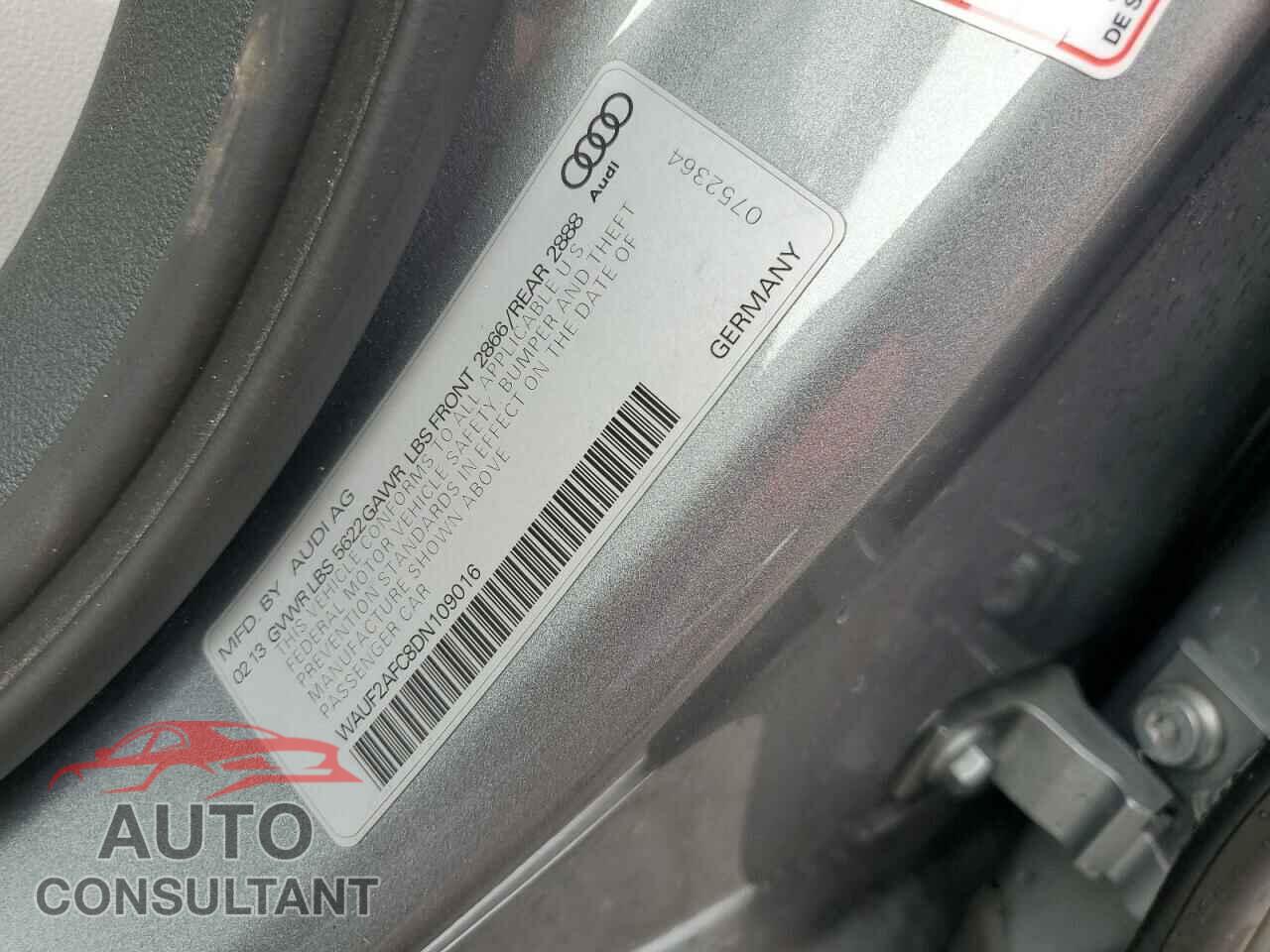 AUDI S6/RS6 2013 - WAUF2AFC8DN109016