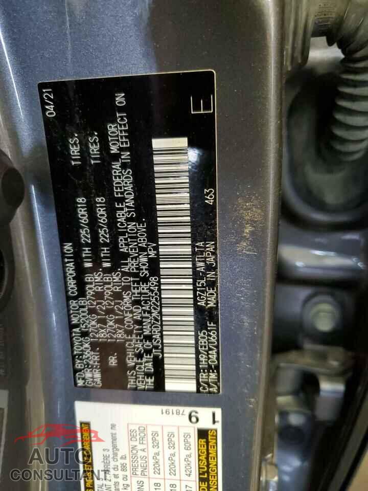 LEXUS NX 2021 - JTJSARDZ2M2255498