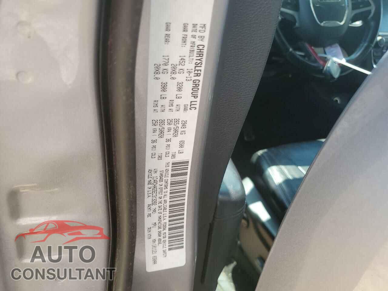 DODGE DURANGO 2014 - 1C4RDHAG5EC313282