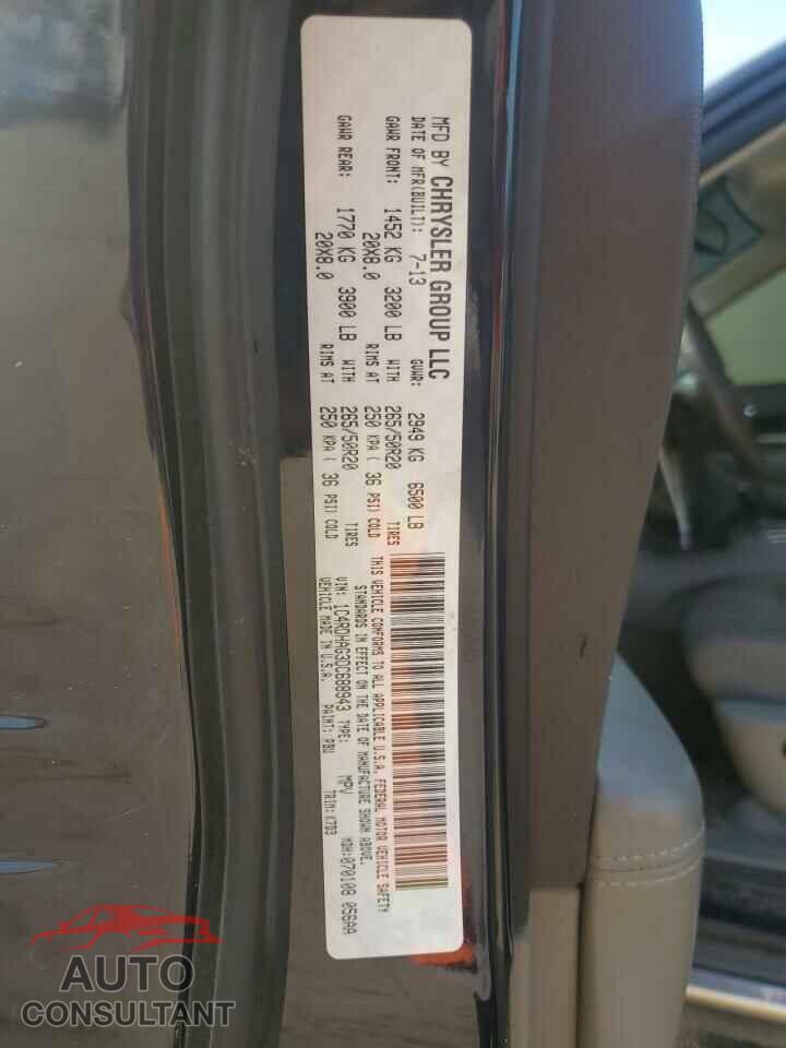 DODGE DURANGO 2013 - 1C4RDHAG3DC688943
