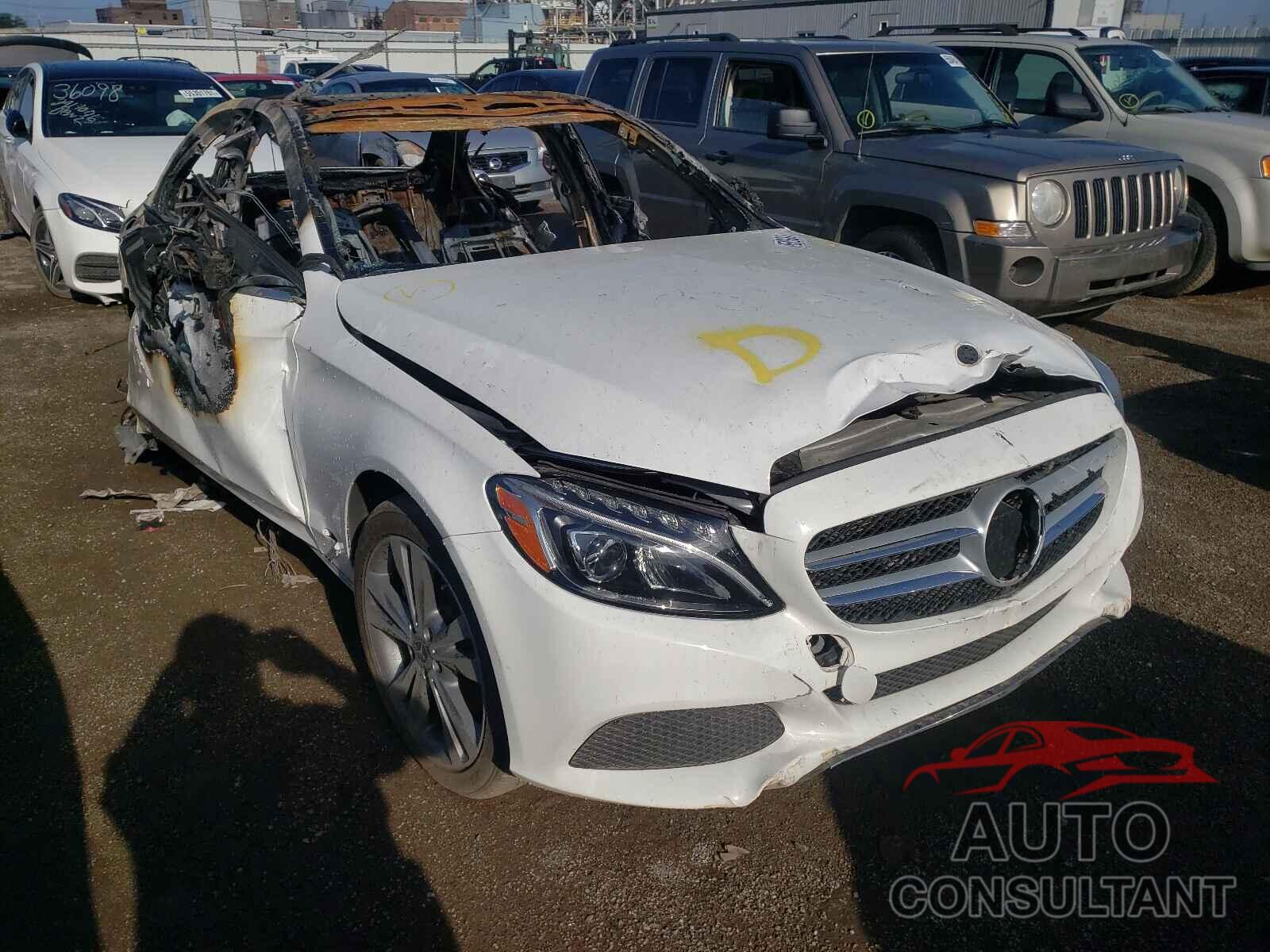MERCEDES-BENZ C-CLASS 2018 - WDDWF4KB0JR322994