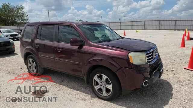 HONDA PILOT 2013 - 5FNYF3H77DB024307