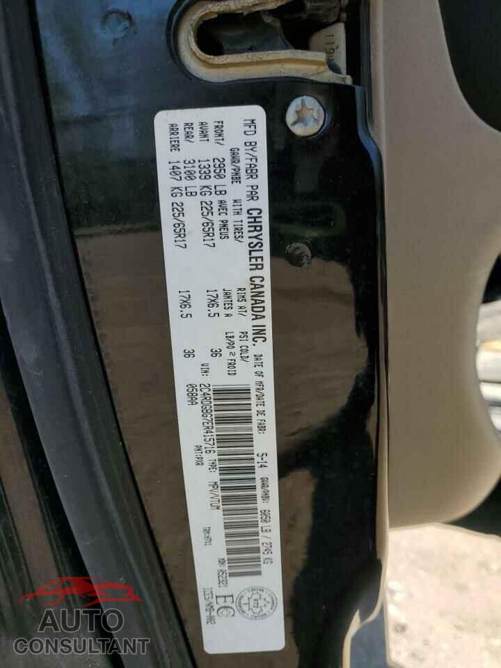DODGE CARAVAN 2014 - 2C4RDGBG7ER415716